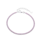 Prune Tennis Bracelet