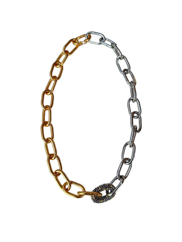 Mixed Metals Liberte Chunky Necklace